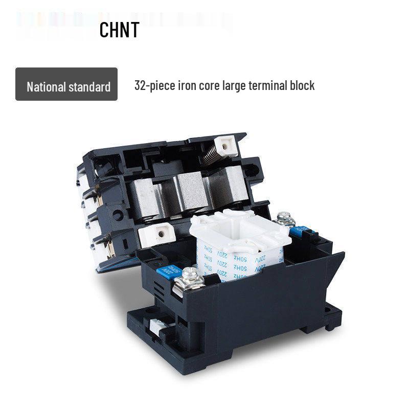 Chint CJX1 Series AC Contactor: 9/22, 12/22, 16/22, 32/22, 45, 63-7, available in 220V, 380V.