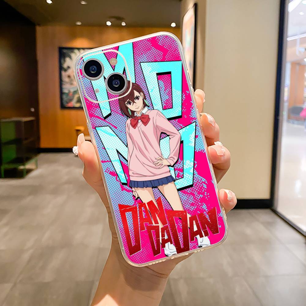Popular anime-D-Dandadan Phone Case For iPhone17,16,15,14,13,12,11 ,Pro Max,16/15/14 Plus Transparent Cover