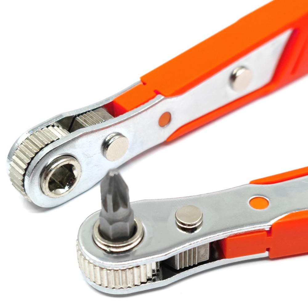 36-tooth Two-way Screwdriver Mini Right Angle Screwdriver New Ratchet Screwdriver  Home