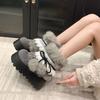Plush Thermal Boots Short High-end Fluffy Boots Thick-soled Small Fluffy Snow Boots Women
