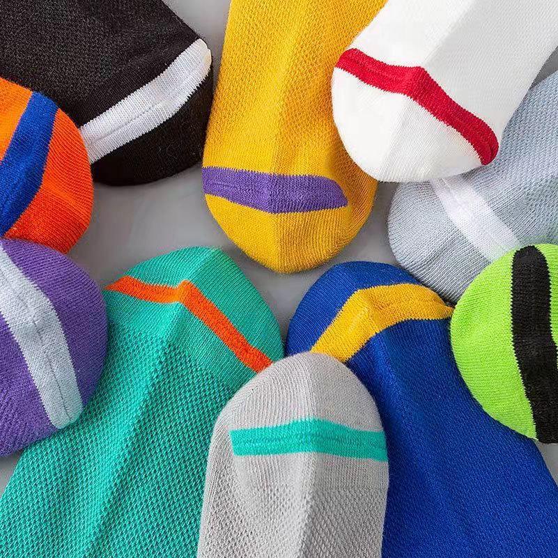 Socquettes Bateau en Maille Respirante pour Homme: Anti-Odeur, Tendance Printemps-Été, Style Court