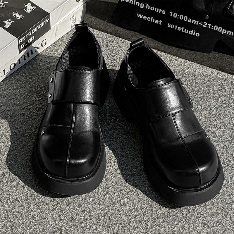 Fashion Thick Bottom Men Loafer All-match Male Comfortable Casual Shoe 2025 Classic Male Business Shoes Luxury Brand Mens Slip on Shoes