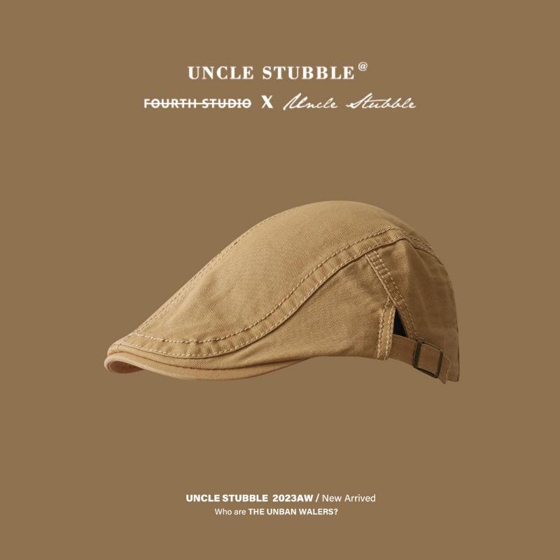 Cute Cat Ears Cortical Beret Showing Face Small Female Spring and Autumn Versatile Showing Face Small Hat Trend Subculture