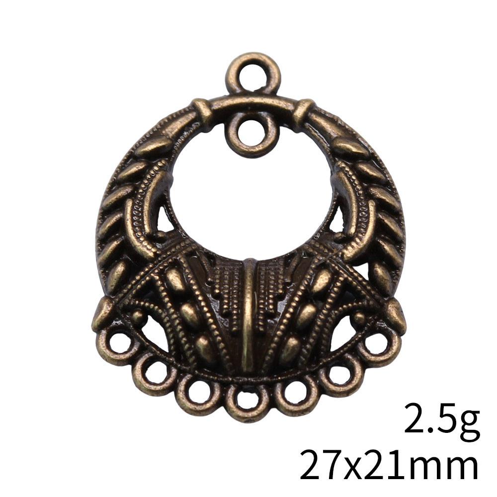 Graduation Accessories Women Round Multi-Hole Earring Connector Accessories Parts Clearance Sale Items Accessories For Girls