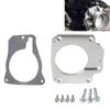 For LS Truck Adapter TB-1021 LS  Manifold Throttle Body Adapter Plate 4 Bolt Intake To 3 Bolt TB Gasket New Arrived Aluminum