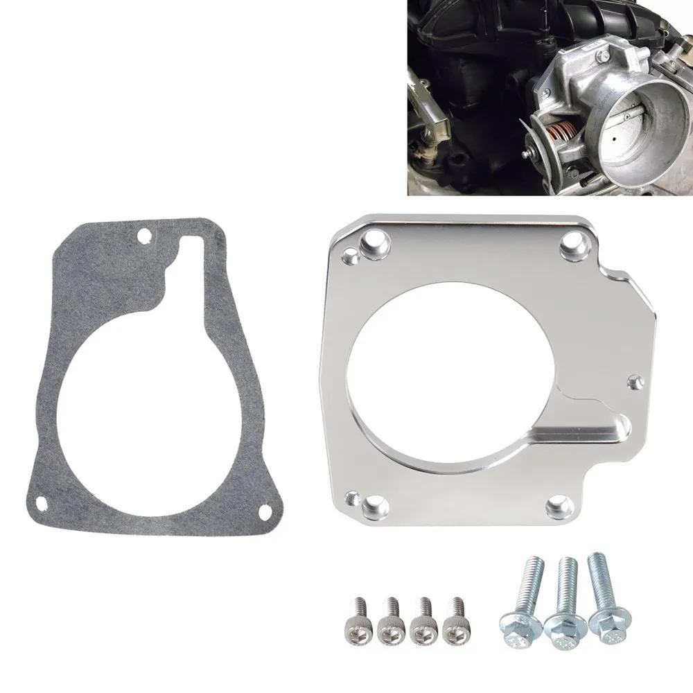 For LS Truck Adapter TB-1021 LS Manifold Throttle Body Adapter Plate 4 Bolt Intake To 3 Bolt TB Gasket New Arrived Aluminum