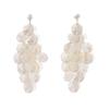 Super Fairy Long Style Surrounded By Shell Fringed Earrings, Light Luxury Fashion Super Fairy High-End Temperament Earrings