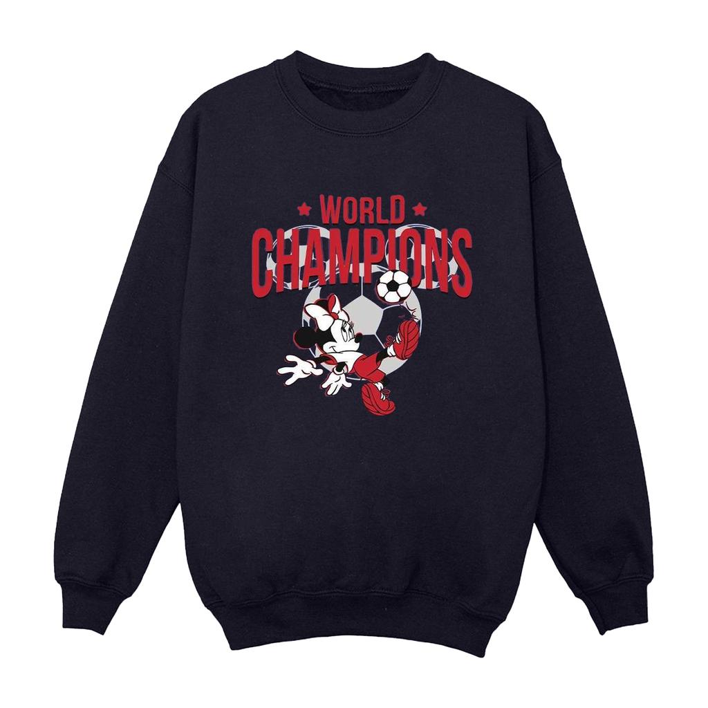 Disney Womens/Ladies Minnie Mouse World Champions Sweatshirt