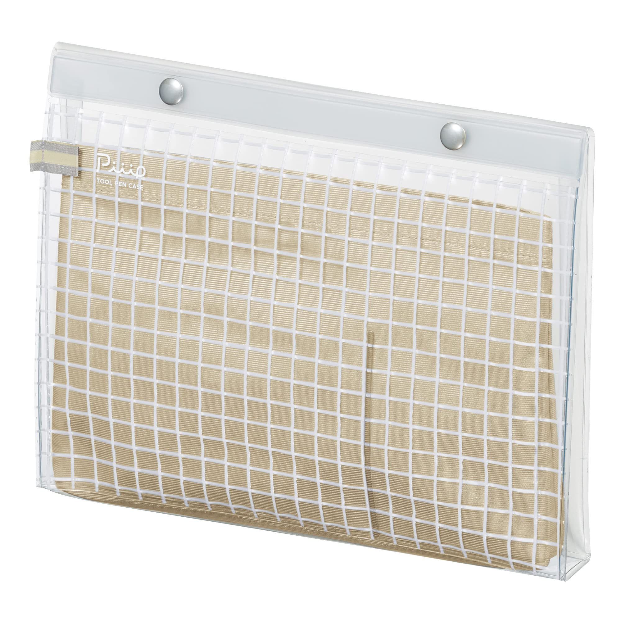 

Косметичка Kokuyo Pouch Pen Large A5 с внутренним карманом Oshikatsu для хранения вещей, Вместимость, Размер, Прозрачный, Чехол, С окошком, F-VBF243-4