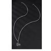 New European & American Men's Stainless Steel Feather Leaf Necklace