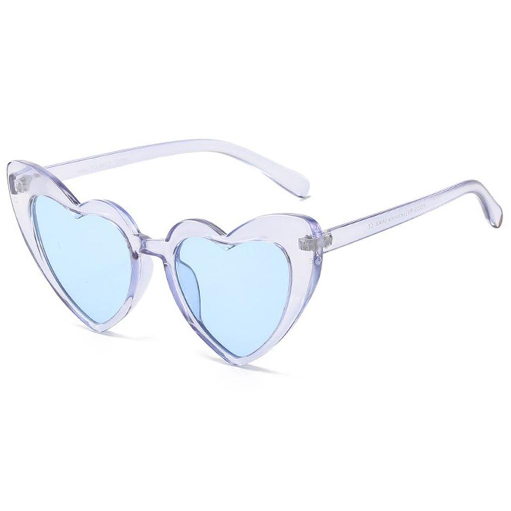 Fashion Clout Goggle Love Heart Sunglasses Uv400 Protection Vintage Sunglasses Heart-Shaped Sunglasses Eyewear