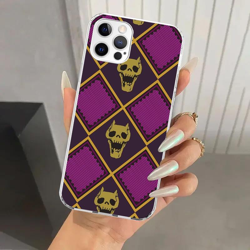 JoJo Adventure Killer Queen Phone Case for Iphone 16 15 14 13 12 Mini 11 Pro Max 16E X XS XR 7 Plus 8 SE 2020 Soft Funda Print S
