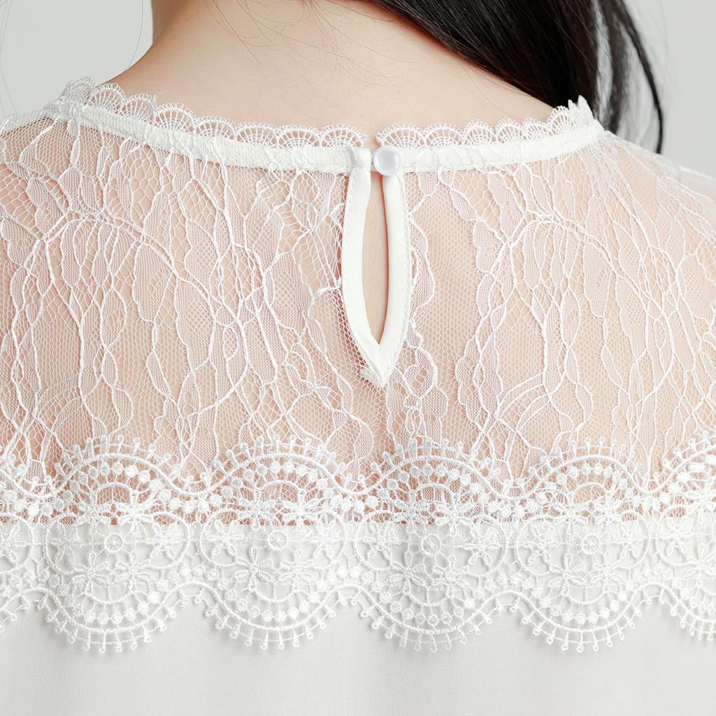 19mm Heavyweight Mulberry Silk French Lace Elegant and High-end Camisole Vest Women's Versatile T-shirt Top