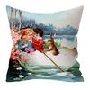 Easter  Print  Case Polyester Sofa Car Cushion Cover Home Decor