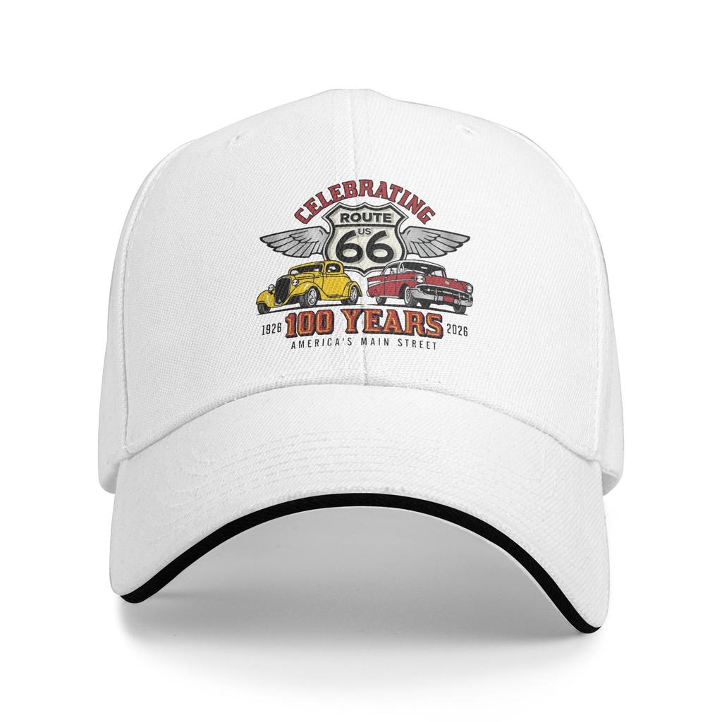 Personalized Americas Highway Route 66 Baseball Cap Hip Hop WoUnisex Unisexs Adjustable  Dad Hat Summer Snapback Caps