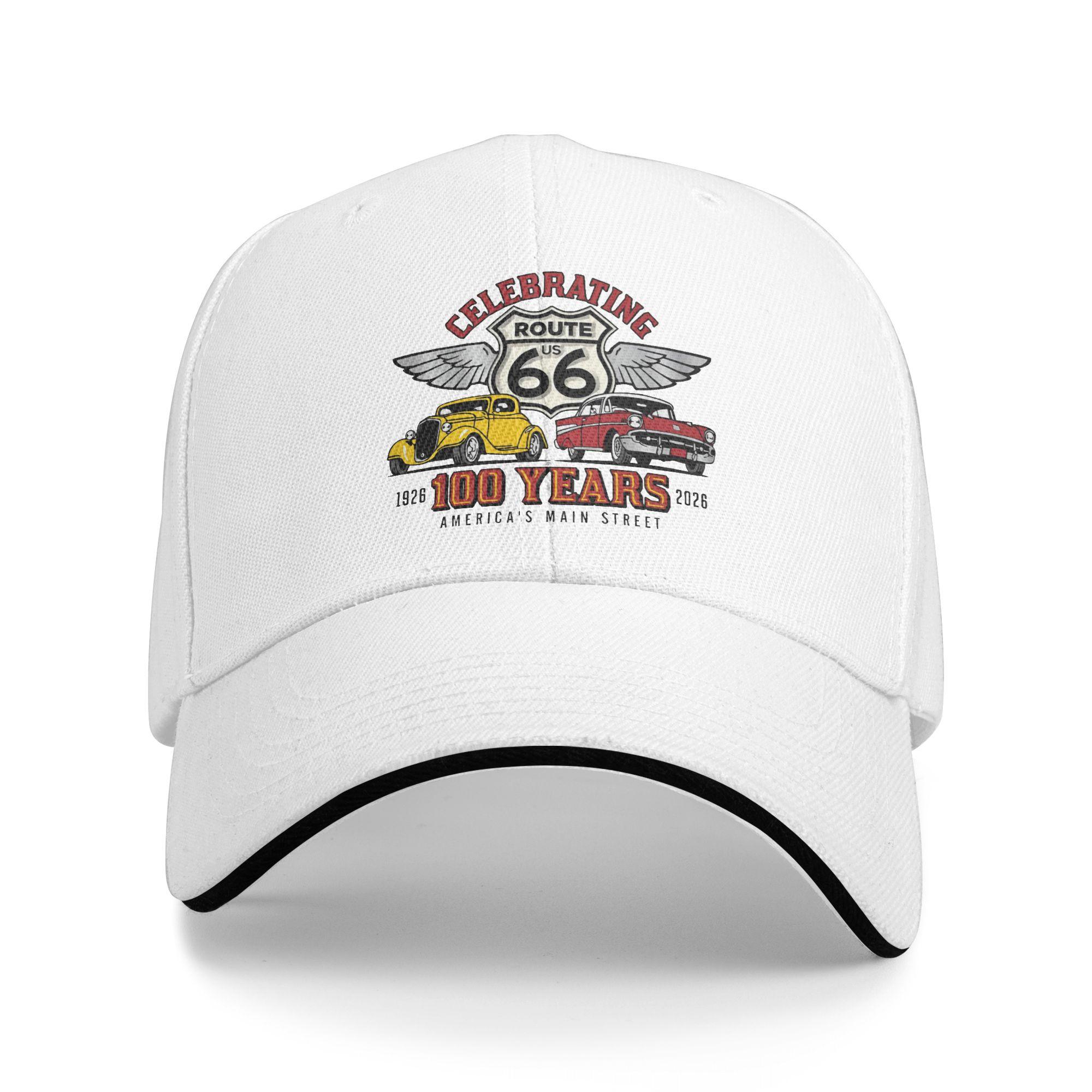 

Personalized Americas Highway Route Baseball Cap Hip Hop WoUnisex Unisexs Adjustable Dad Hat Summer Snapback Hats One Size