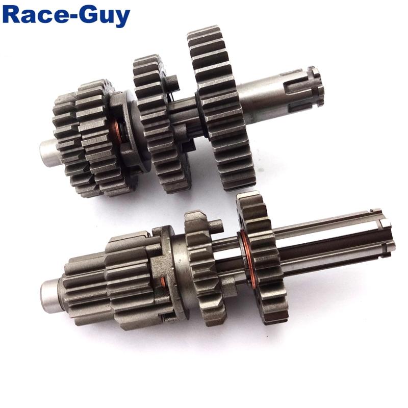 YX110 125 Transmission Gear Box Main Counter Shaft For YX 110cc 125cc Pit Dirt Bikes
