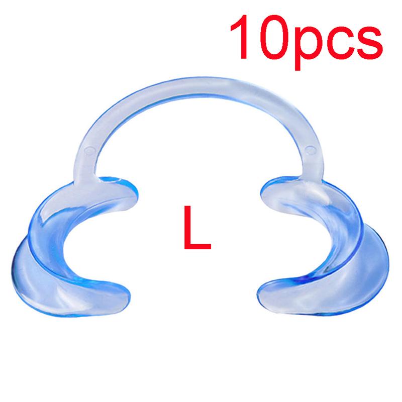 10 Pcs C Shape Mouth Opener Dental Tools Cheek Retractor Lip Oral Clean Opener Dentist Materials