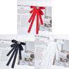 Korean Style Bow Tie Necklace With Alloy Material For Womens Retro College Look
