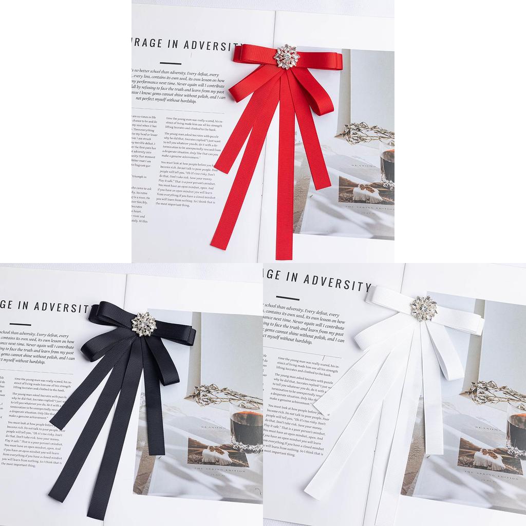 Korean Style Bow Tie Necklace With Alloy Material For Womens Retro College Look