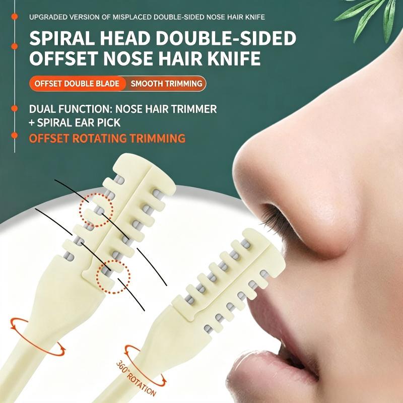 3/5/10Pcs Nose Hair Remover 360 Rotating Nasal Clippers Nose Hair Trimmer For Women Men Manual Nose Hair Trimme