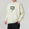 Adidas Logo Pattern Round Neck Pullover Comfortable Warm Running Fitness Long Sleeve Sweatshirt Men sweatshirt Beige JC6814