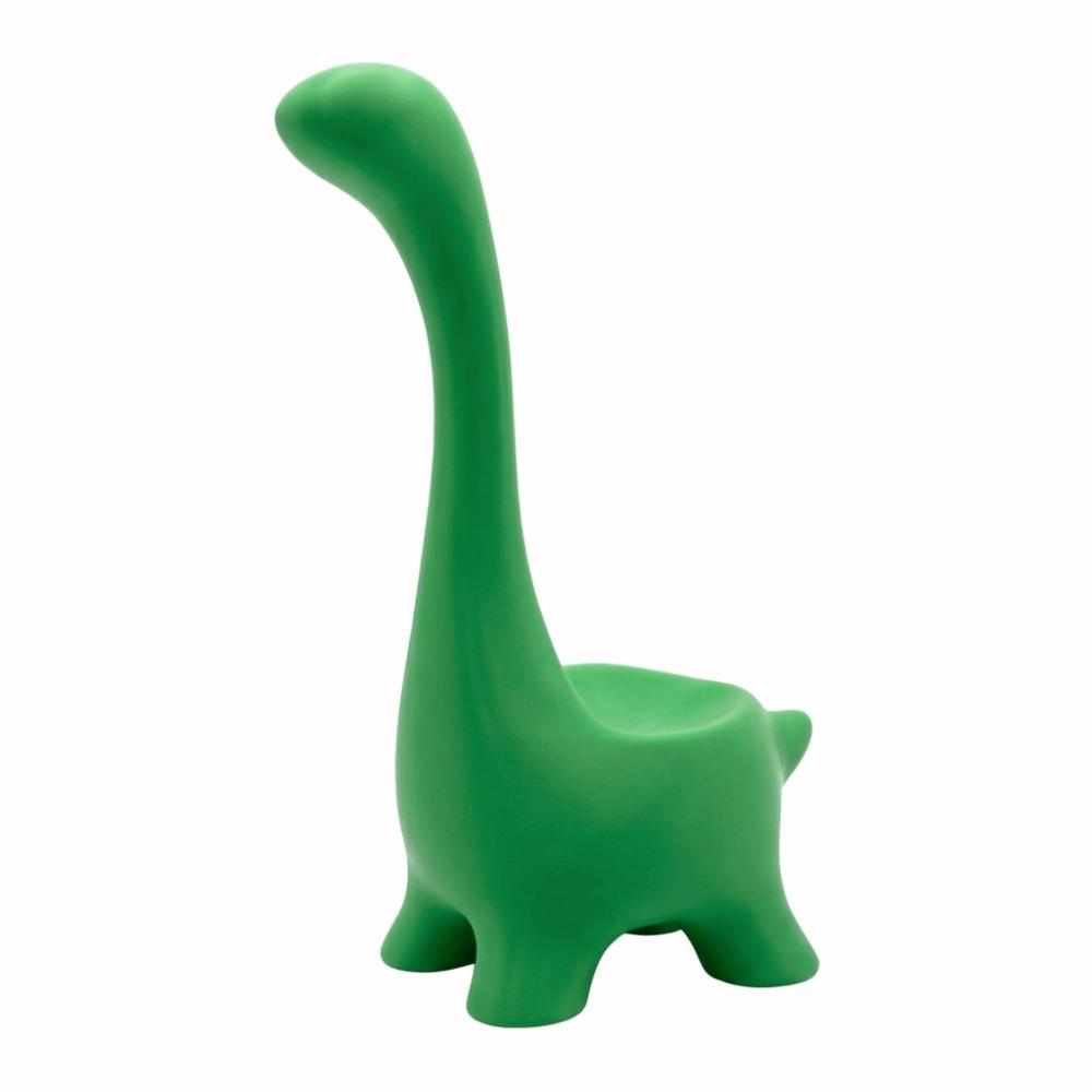 Милый стеллаж для хранения ювелирных изделий в виде динозавра 3D-печать Декоративные поделки Милый стеллаж для хранения колец в виде альпаки Офис зелёный
