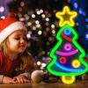 LED Neon Lights Christmas Tree Shape Light Sign USB Night Lamp Home Party Wedding Decoration Party