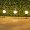 Solarna Lampa Kula LED Zasilana Energią Słoneczną Wodoodporna Zewnętrzna Dekoracja Ogrodu Podwórka Trawnika Uliczna Lampa Kulowa