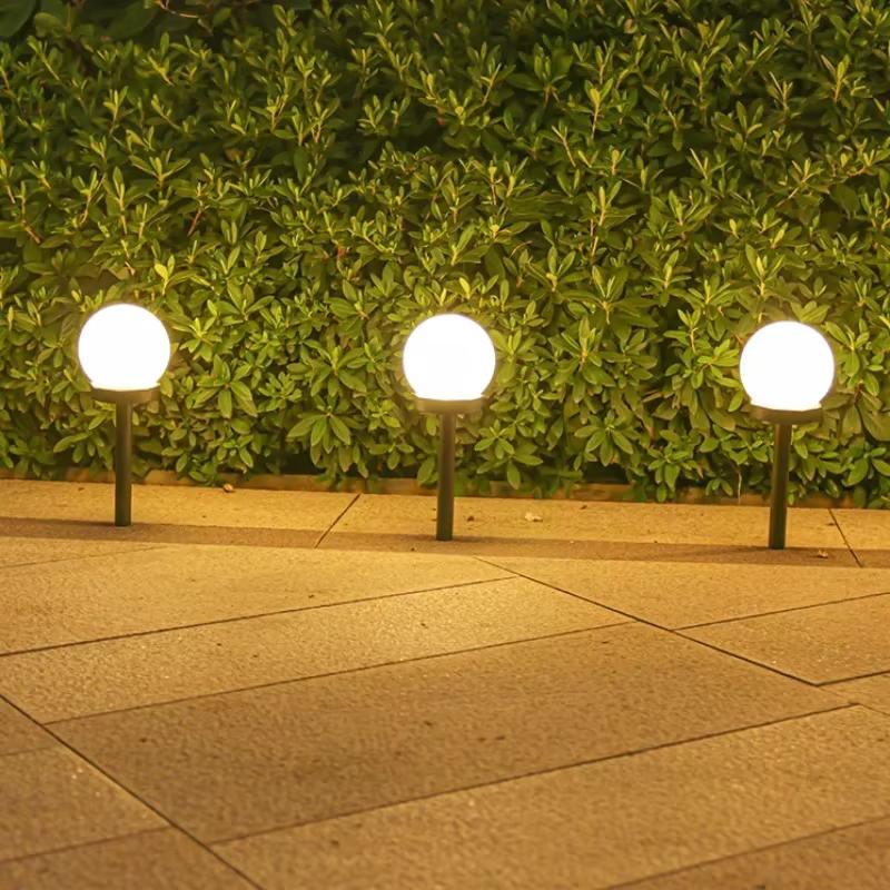 Solarna Lampa Kula LED Zasilana Energią Słoneczną Wodoodporna Zewnętrzna Dekoracja Ogrodu Podwórka Trawnika Uliczna Lampa Kulowa