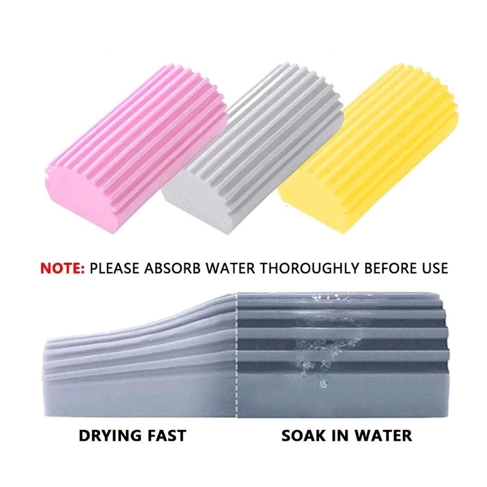 3Pcs Damp Clean Duster Sponge Reble Detailing Wash Brush Tool Home Universal