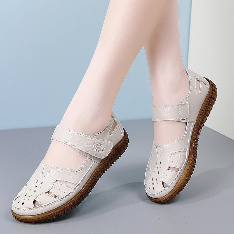 35-42 Dámské Letní Nadměrné Velikosti Prodyšné Módní Děrované Boty Ležérní Dámské Boty Sandály Zahradní Boty