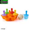 Mini Silicone Ice Cream Pops Mold, 7Holes, Food Grade, Baby DIY, Fruit Shake Crea, Reusable Popsicle, Home Kitchen Tools, Tray