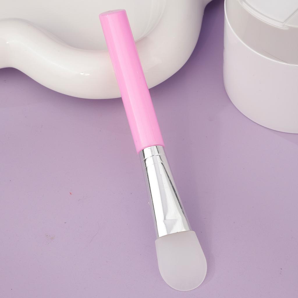 Slant Tail Rod Soft Head Silicone Mask Brush Hydrotherapy Application Mud Film Face Application Silicone Beauty Salon Film Adjustment Brush