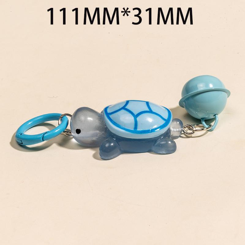 

Светящийся в темноте красочный брелок-черепаха, подарок для студента, подвеска, аксессуар синий