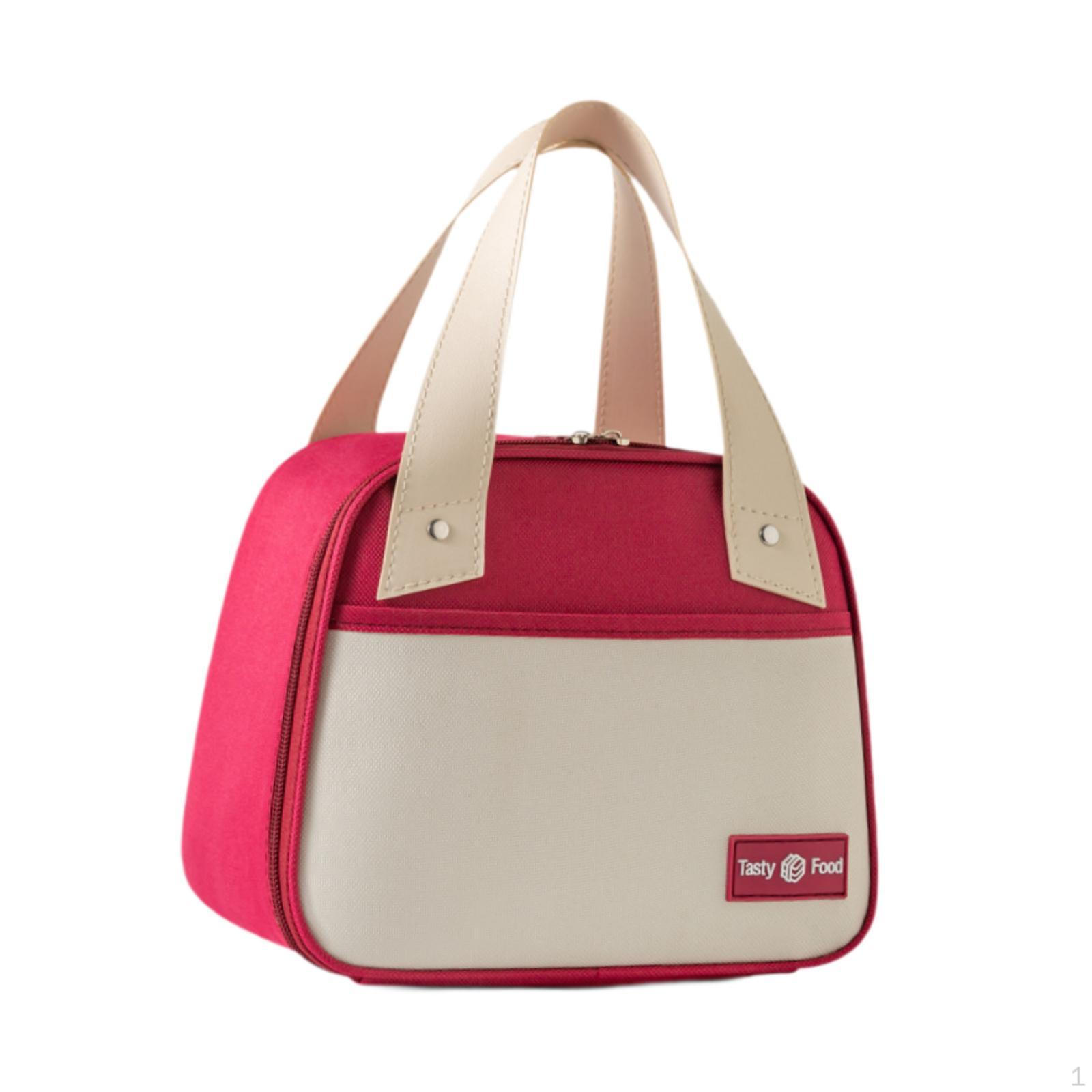 

Изолированная сумка-холодильник для переноски легкой холодной пищи, термосумка для улицы бордовый