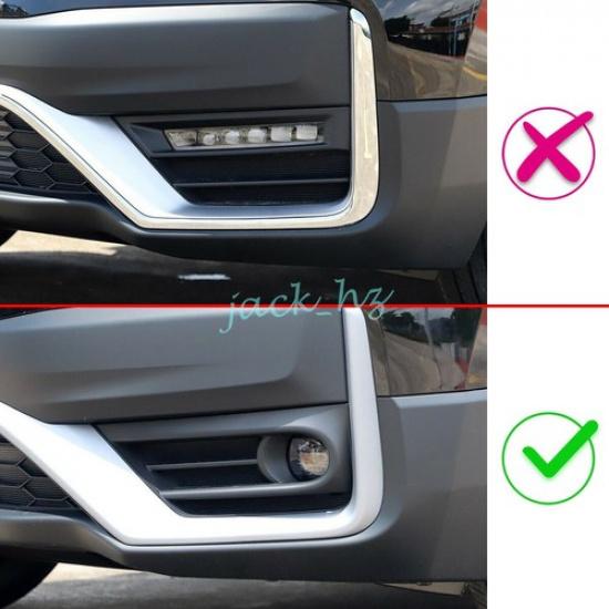For Honda CR-V - Chrome Front Fog Light Cover Trims