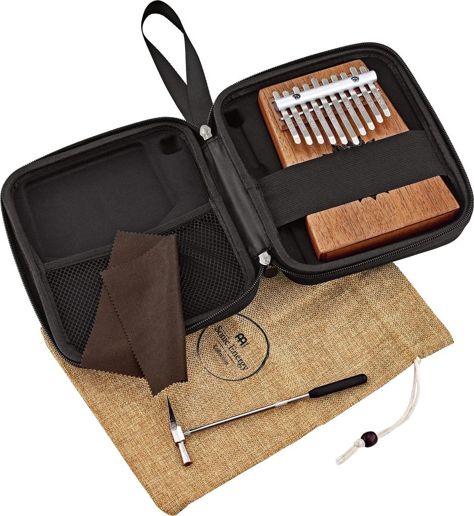 MEINL Sonic Energy Collection Soundhole 10 C Major KL1008H Hammer Japanese Kalimba, Kalimba, Mahogany, Keys, Scale, (Case/Bag/Cloth/Tuning Included)