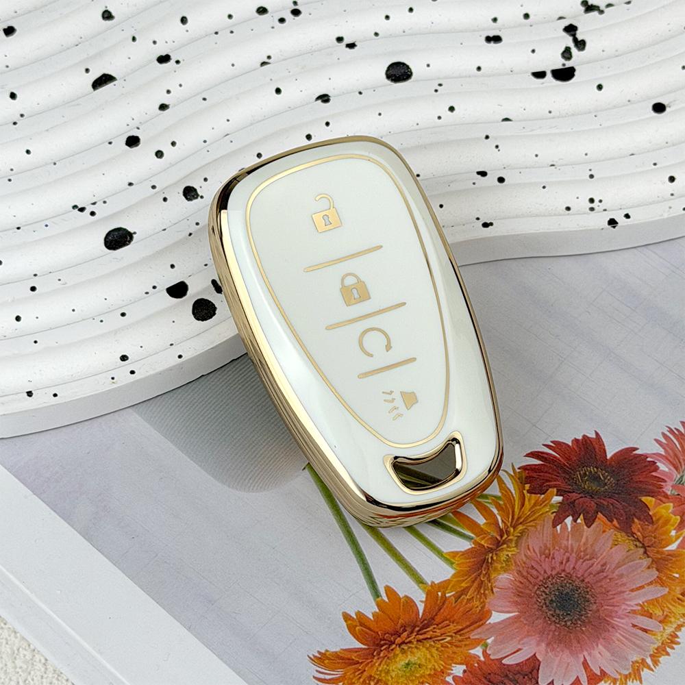 TPU Car Key Fob Cover Case for Chevrolet 2017-2019 Chevy Malibu Camaro Cruze Traverse Sonic Volt Bolt Equinox Spark Blazer Onix