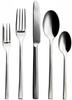 Tsubame Bussan Voyage Dinner Cutlery Set for 1 Stainless No Bag Made In Japan Set, 5-Piece Person, 18-8 Steel, Box, Only,