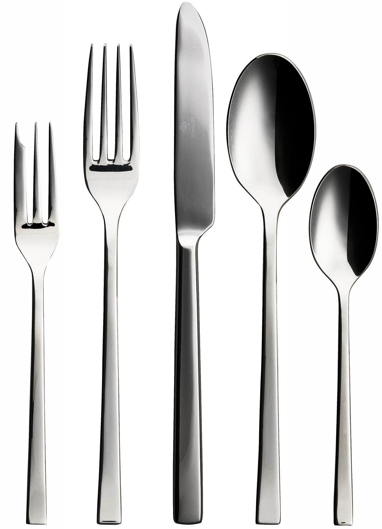 

Tsubame Bussan Voyage Dinner Cutlery Set for 1 Stainless No Bag Made in Japan Set, 5-Piece Person, 18-8 Steel, Box, Only,