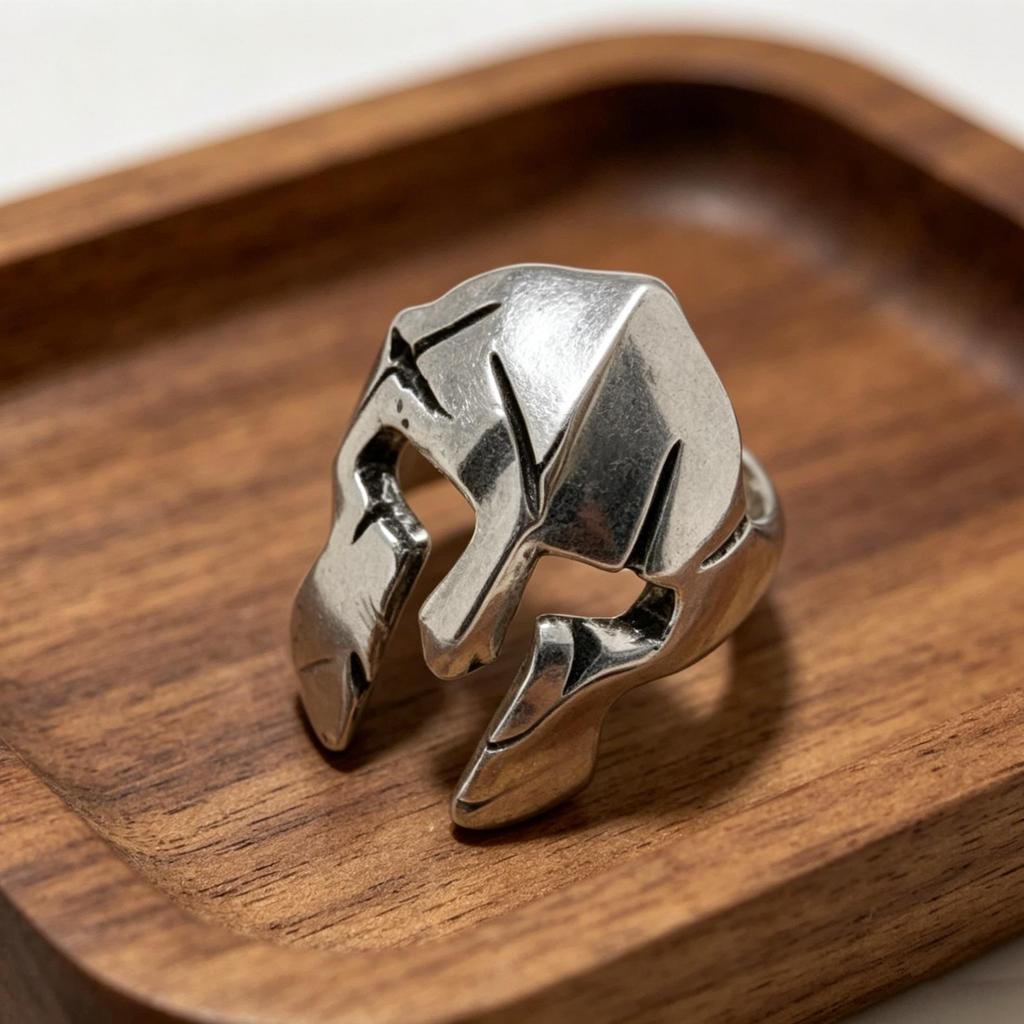 Men's Retro Demon Eye Punk Ring – Stylish, Single Finger, Personality Jewelry for Boys