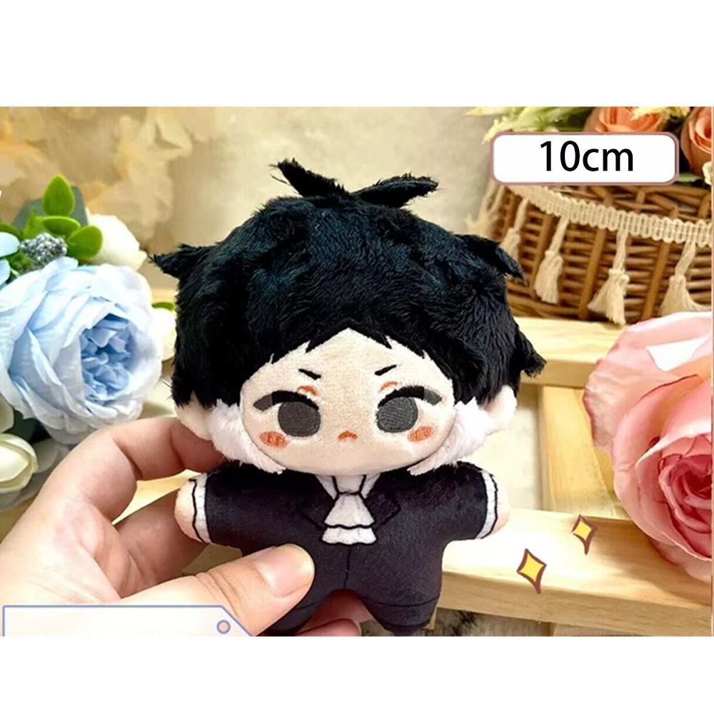Anime BSD Figure Dazai Osamu Plush Doll Nakahara Chuuya Akutagawa Ryunosuke Plushies Doll Pendant Keychain Cute Cotton Toy Gifts