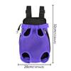 Adjustable Dog Front Carrier Legs Out Dog Breathable Portable Travel Pet Dog Carrier Backpack Mesh Carrier for Dog Cats Outdoor