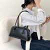 Splashproof Handbag Travel Bags for Women Solid Color Soft Leather Bag