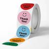 500 / Roll Reward Encouraging Pattern Sticker Kindergarten Teacher Face Smiley Face Emoji Round Happy Sticker