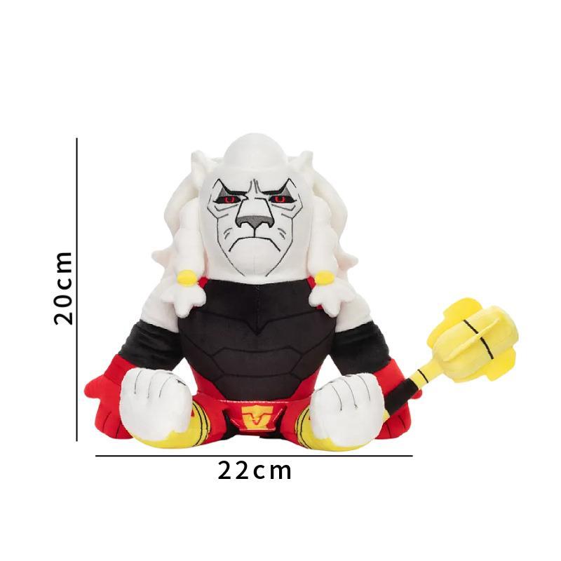 

New Surrounding Anime Cartoon Battle Beast Plush Toy Holding 20cm Room Decoration Plush Doll Toy For Kid Gift