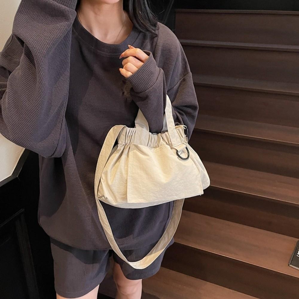 Harajuku Nyl Cloth Shoulder Bag Large Capacity Tote Bags Women Messenger Bag Handbag Bundle Pocket Nyl Crossbody Bag