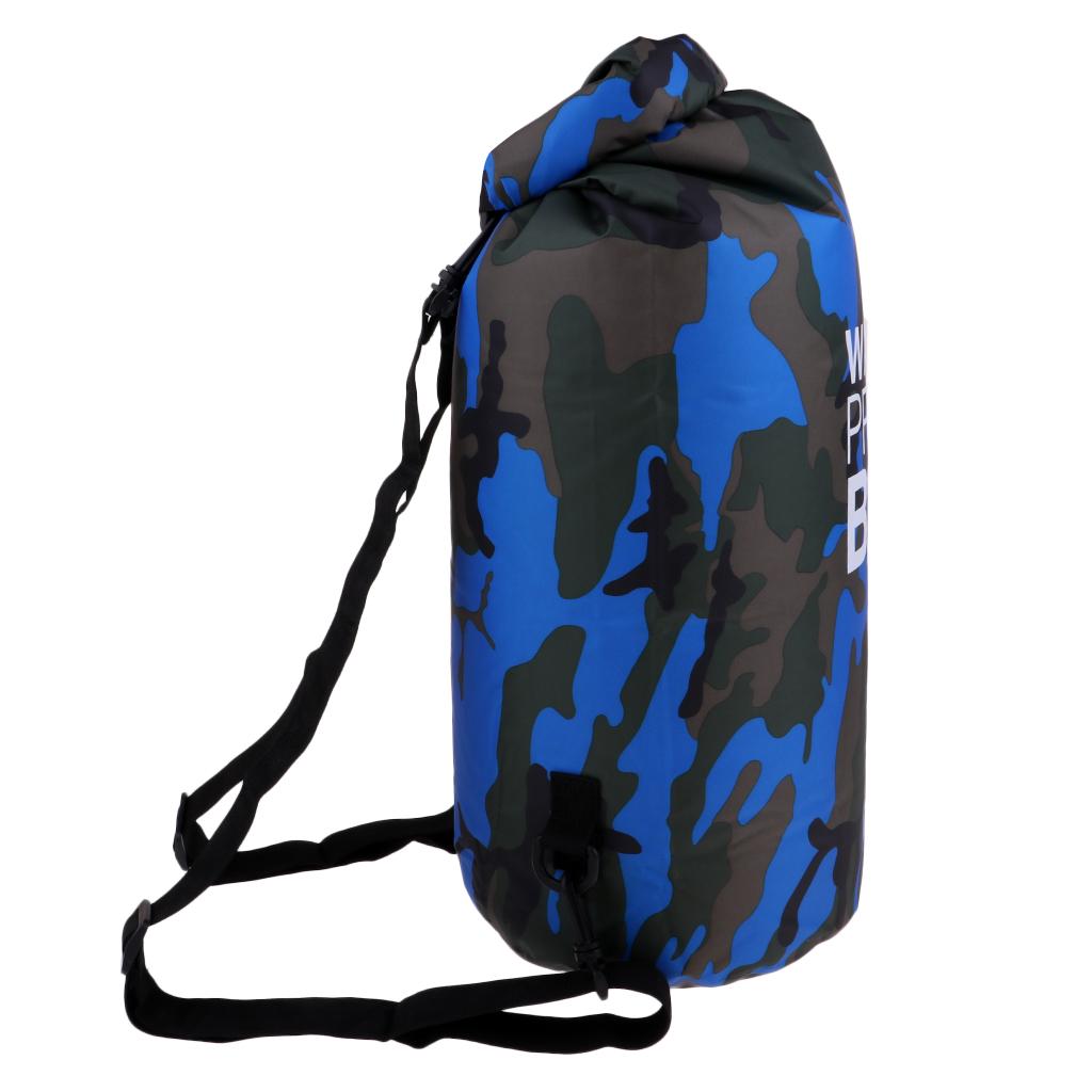 Waterproof Bag Roll Top Floating Sack PVC Backpack for Kayak Canoe Surfing Boating Swimming Outdoor