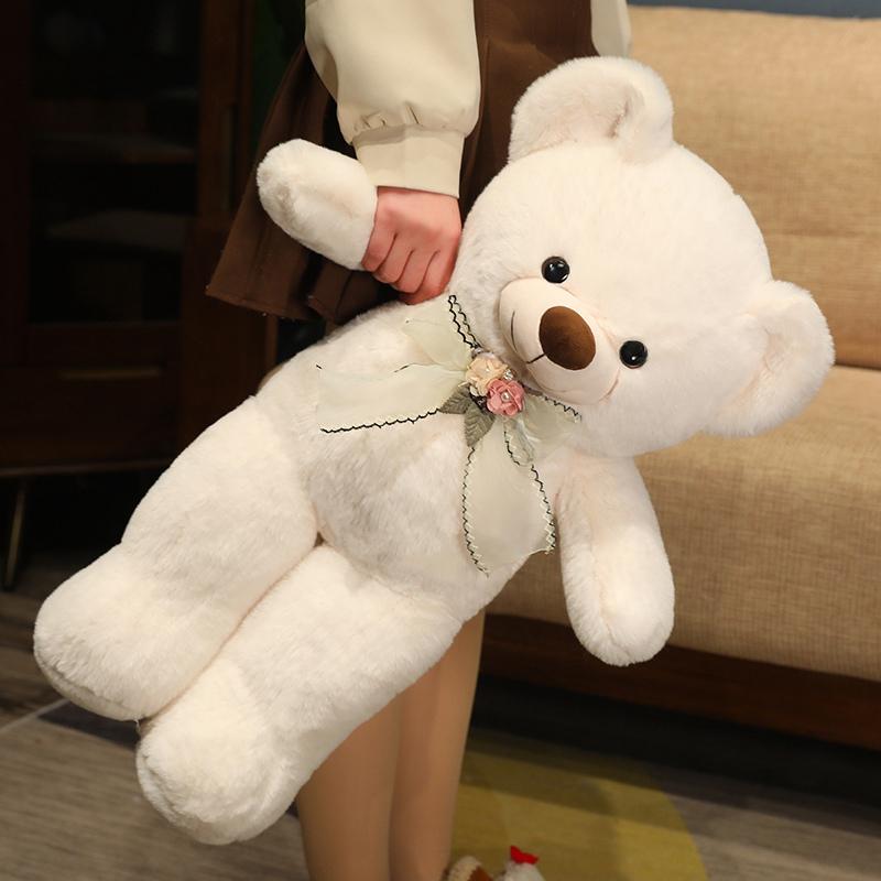 Niedlicher Fliege Teddybär Plüschtier Puppe Kuschelbär Kuschelpuppe Mädchen Bett Kuschelkissen Valentinstag Freundin Geburtstagsgeschenk